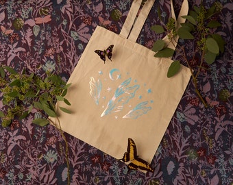 Wingies Holographic Cotton Tote