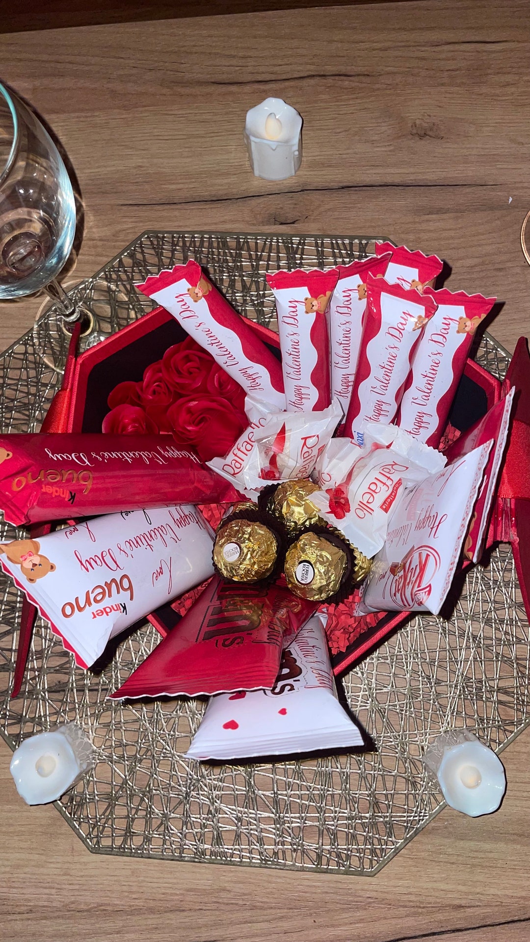 Valentine's Day Chocolate Box - Etsy