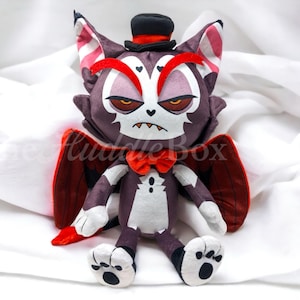 Dakimakura grande Alastor de Hazbin Hotel. Funda de almohada