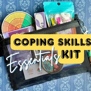 Coping Skills Essentials Kit - Mindfulness - Stress - Anxiety - Self Care Kit