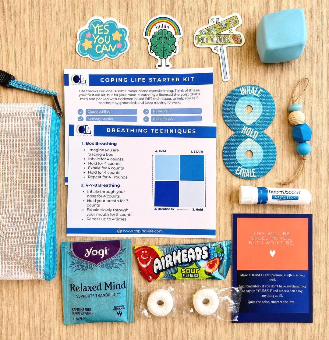 Self Care Gift Box | Therapist Designed Calm Kit | Sensory Tools for ...