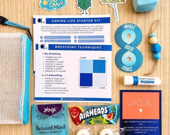 Self Care Gift Box | Therapist Designed Calm Kit | Sensory Tools for Stress Relief & Emotional Wellness