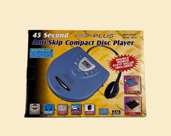 Y2K portable CD Player, new old stock, Lennox Sound Model BP-87