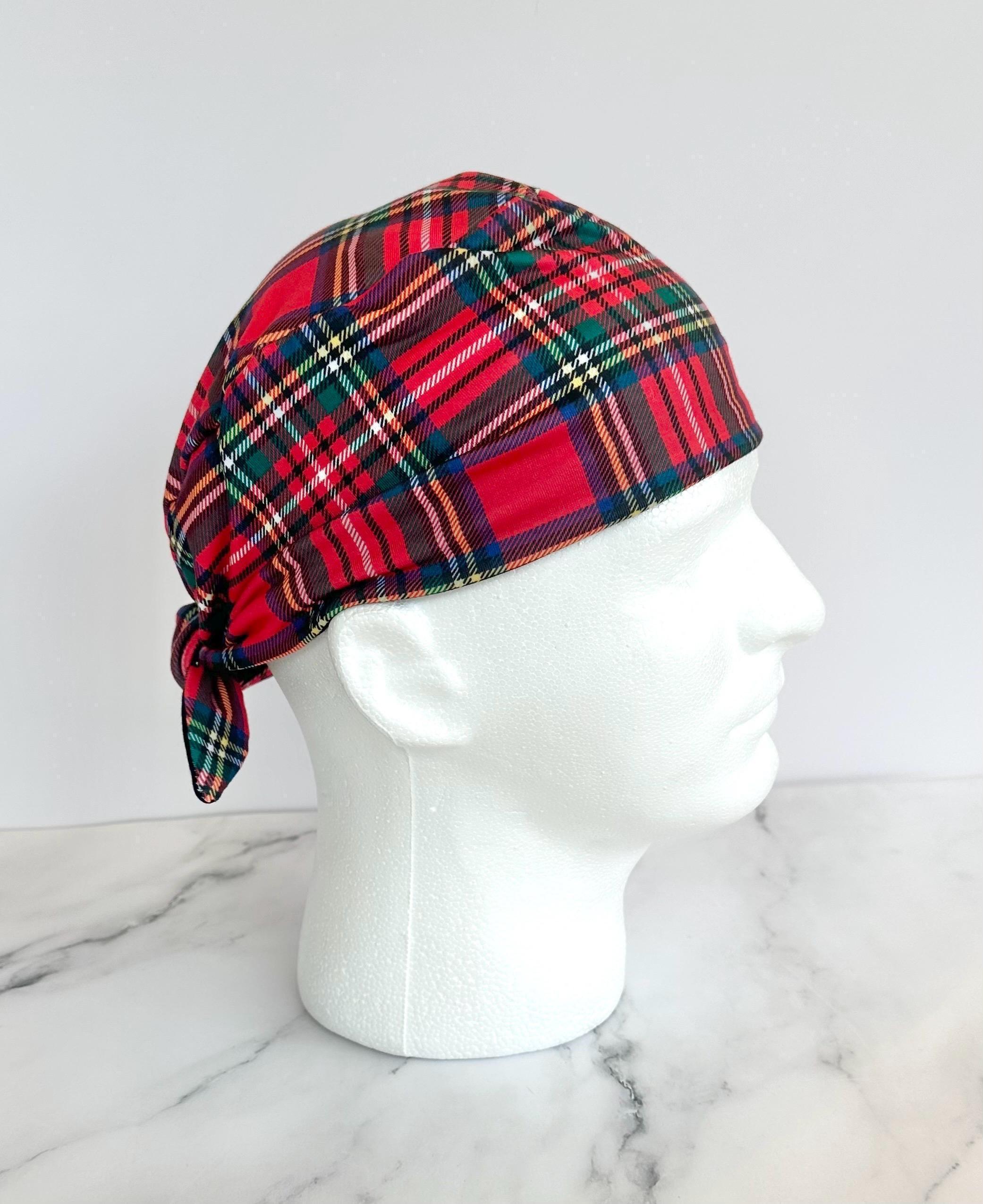 Vintage Pendleton Red Tartan Plaid Newsboy Hat L Prepcore Ivy League Wool Cap Red Plaid Snap Front Newsboy Golf Flat Ivy Cap Hat – Luxury  main image 2