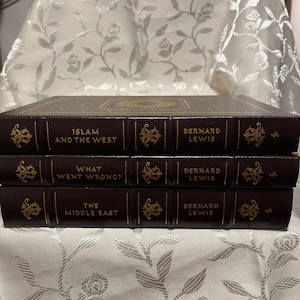Set of 3 Easton Press The Middle East, What Went Wrong and Islam and the West  Collectors Books