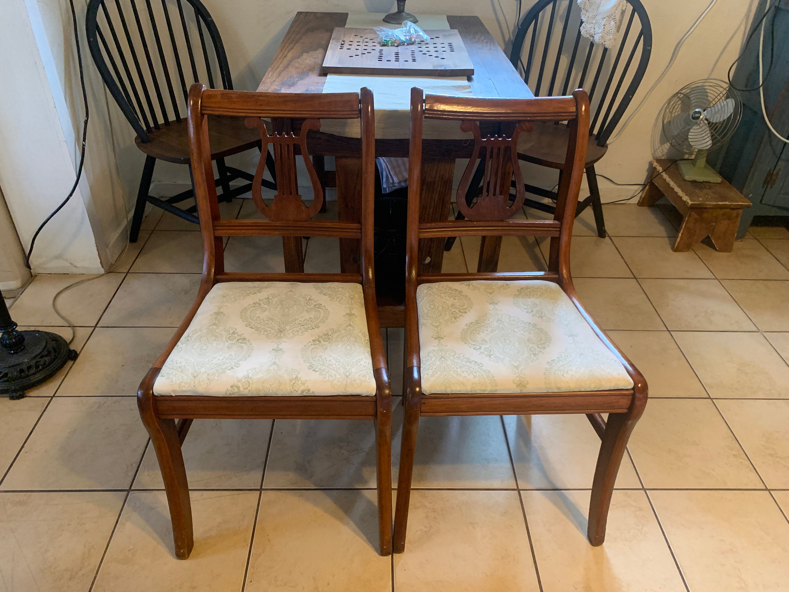 Harp back chairs sales