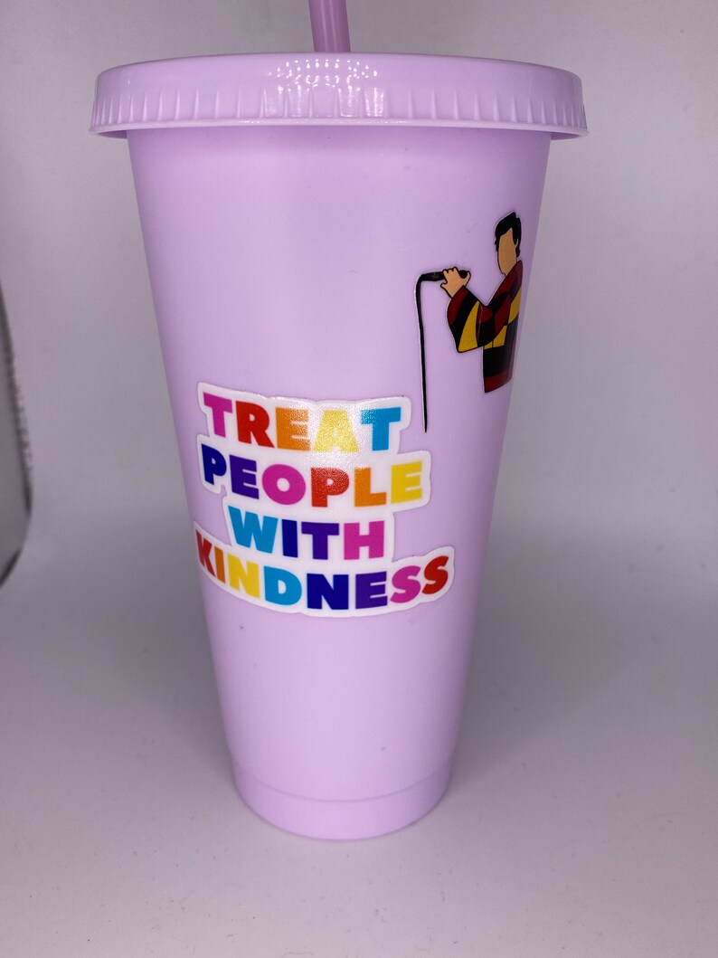 Harry Styles Cold Cup 24oz Treat People With Kindness Harrys House One