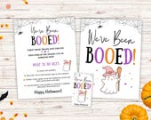 You've Been Booed Printables, Boo Basket Tag, Halloween Printable, We've Been Booed, Boo Box Sign, Boo Kit Neighbor Gift, Halloween Game