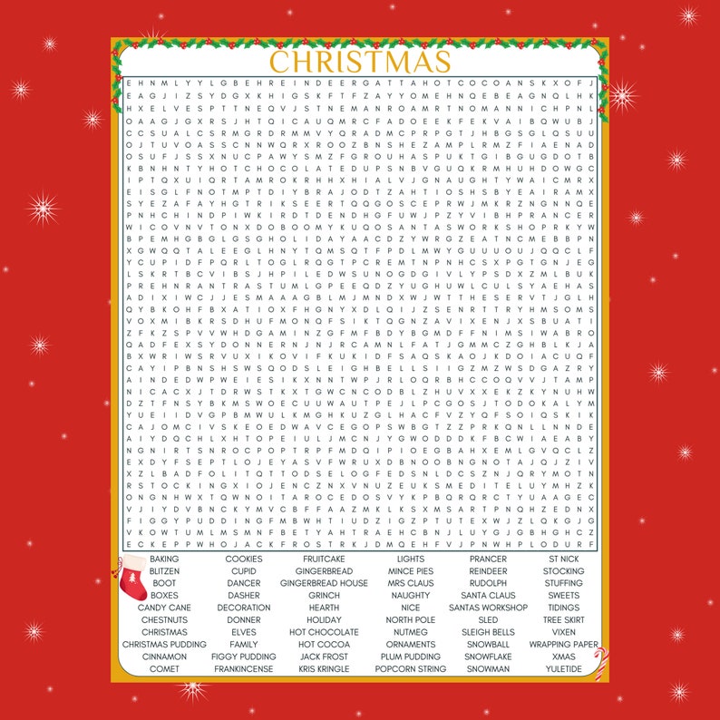 Christmas Word Search Bundle 2 Printable Digital Download For The Holidays Christmas christmas-word-search-bundle-2-printable-digital-download-for-the-holidays-christmas