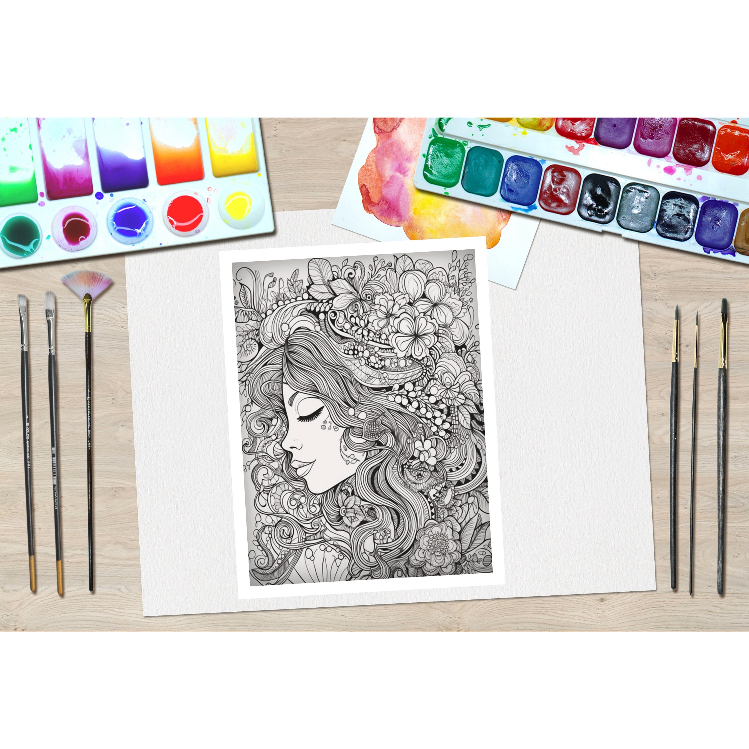 Mindful Soul Coloring Book| 48 Coloring Pages for Kids and Adults