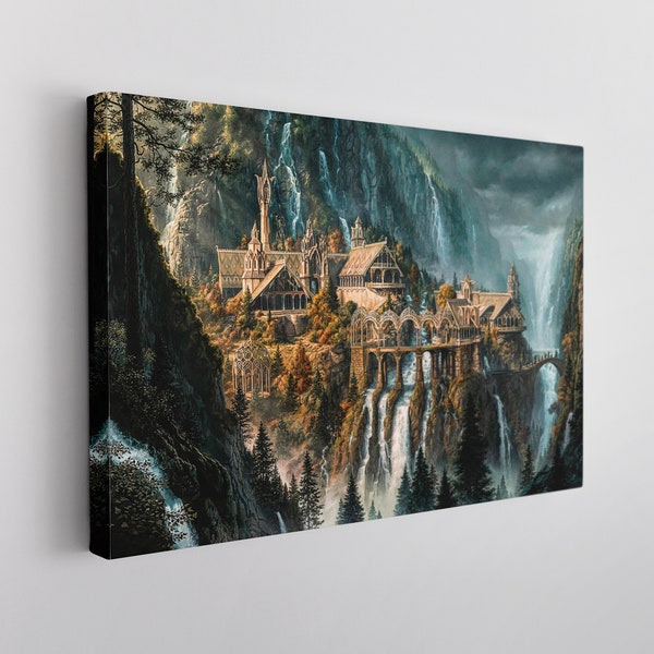 Rivendell Movie Wall Art Etsy