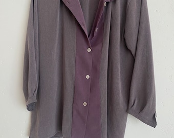 Lavender Blouse With Silky Touch Finish