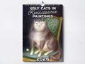 Funny Cats 2026 Calendar | Ugly Renaissance Cats Christmas Secret Santa Gag Gift | Stocking Filler Gift Ideas Him | Rude Birthday Present