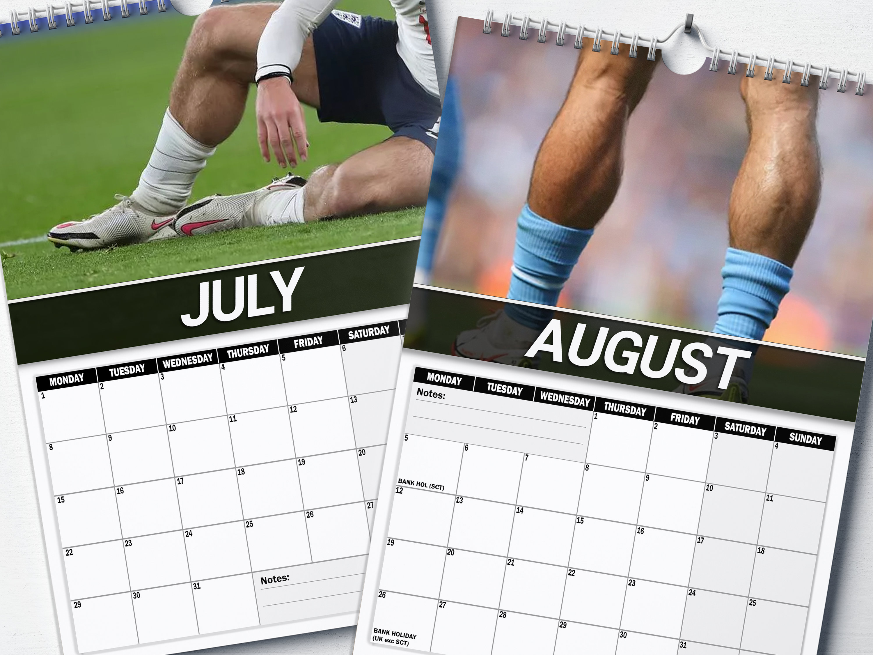 Jack Grealish's Calves 2024 Calendar sold by Bead ClearCut SKU
