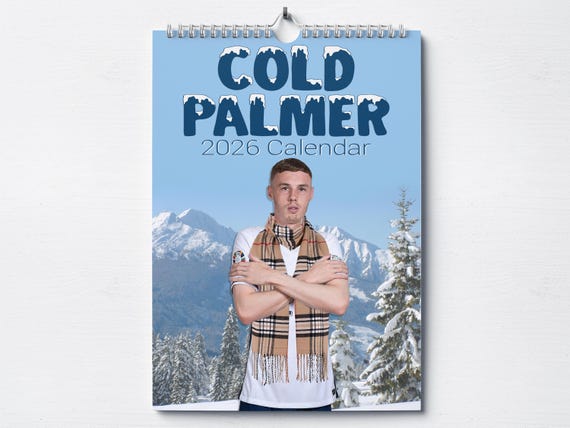 Cole Palmer 2026 Calendar | Cold Palmer Chelsea Quirky Christmas Secret Santa Gift | Stocking Filler Gift Ideas Him | Funny Birthday Present