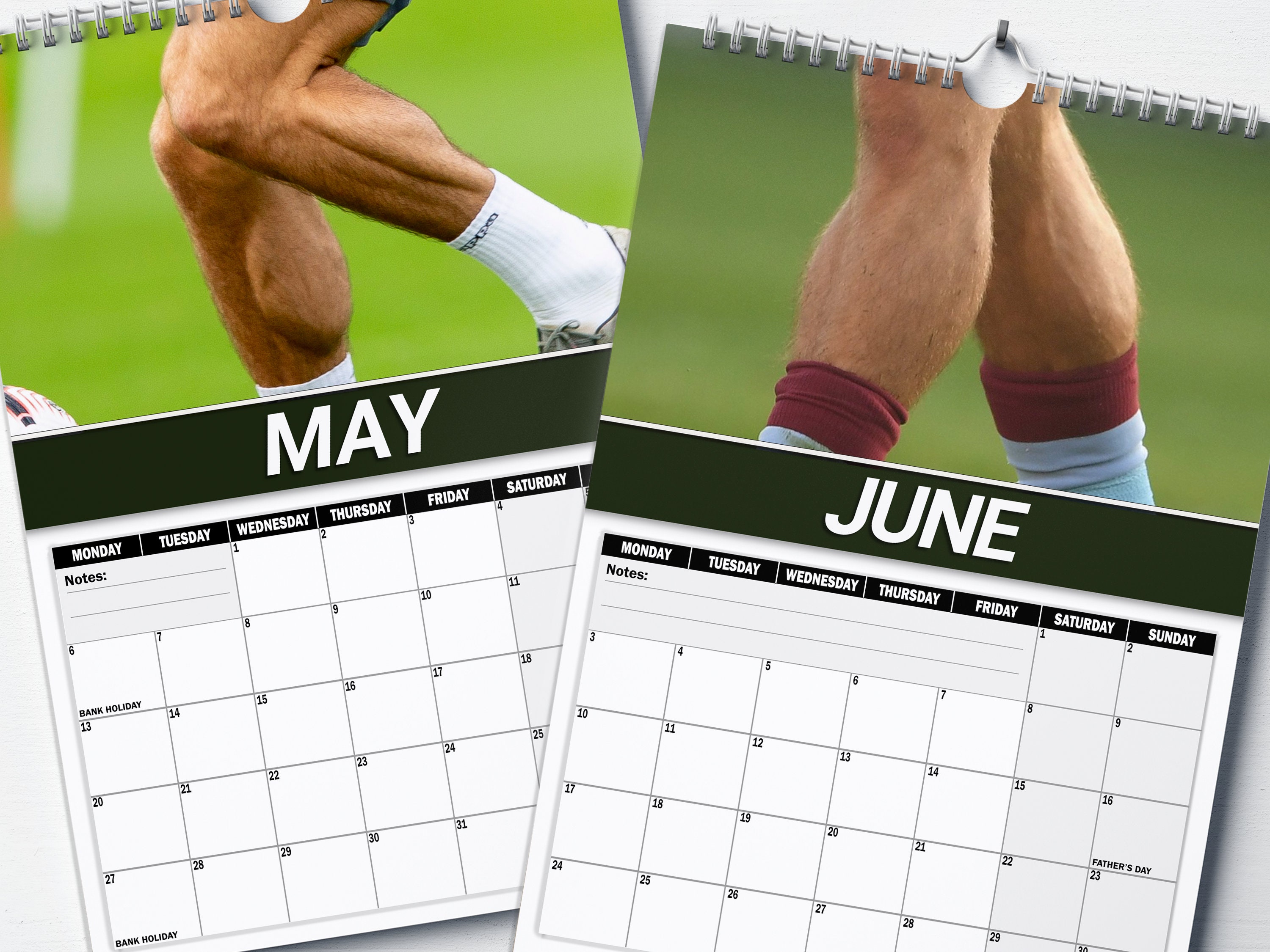 Jack Grealish's Calves 2024 Calendar sold by Bead ClearCut SKU