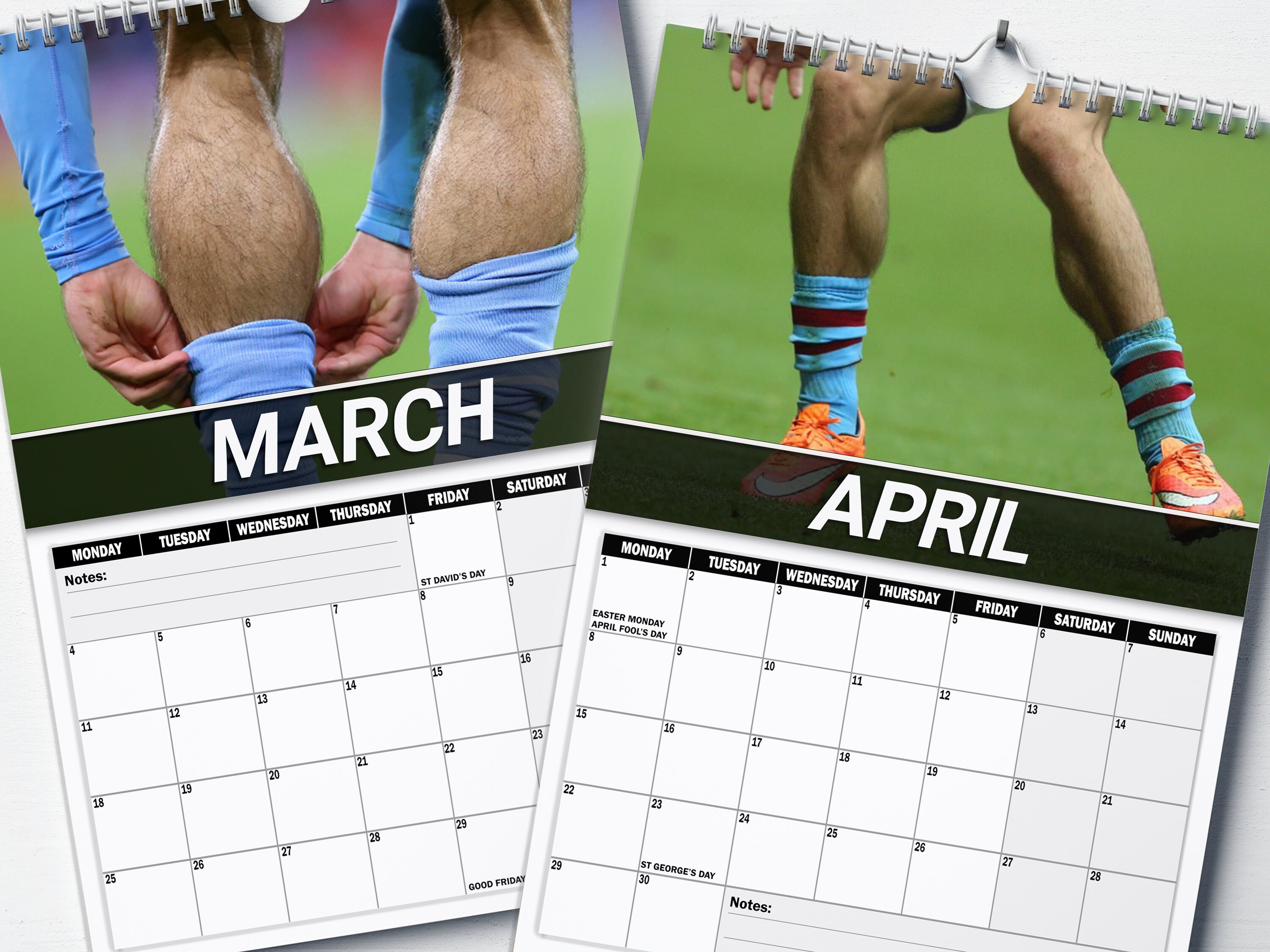 Jack Grealish's Calves 2024 Calendar sold by Bead ClearCut SKU