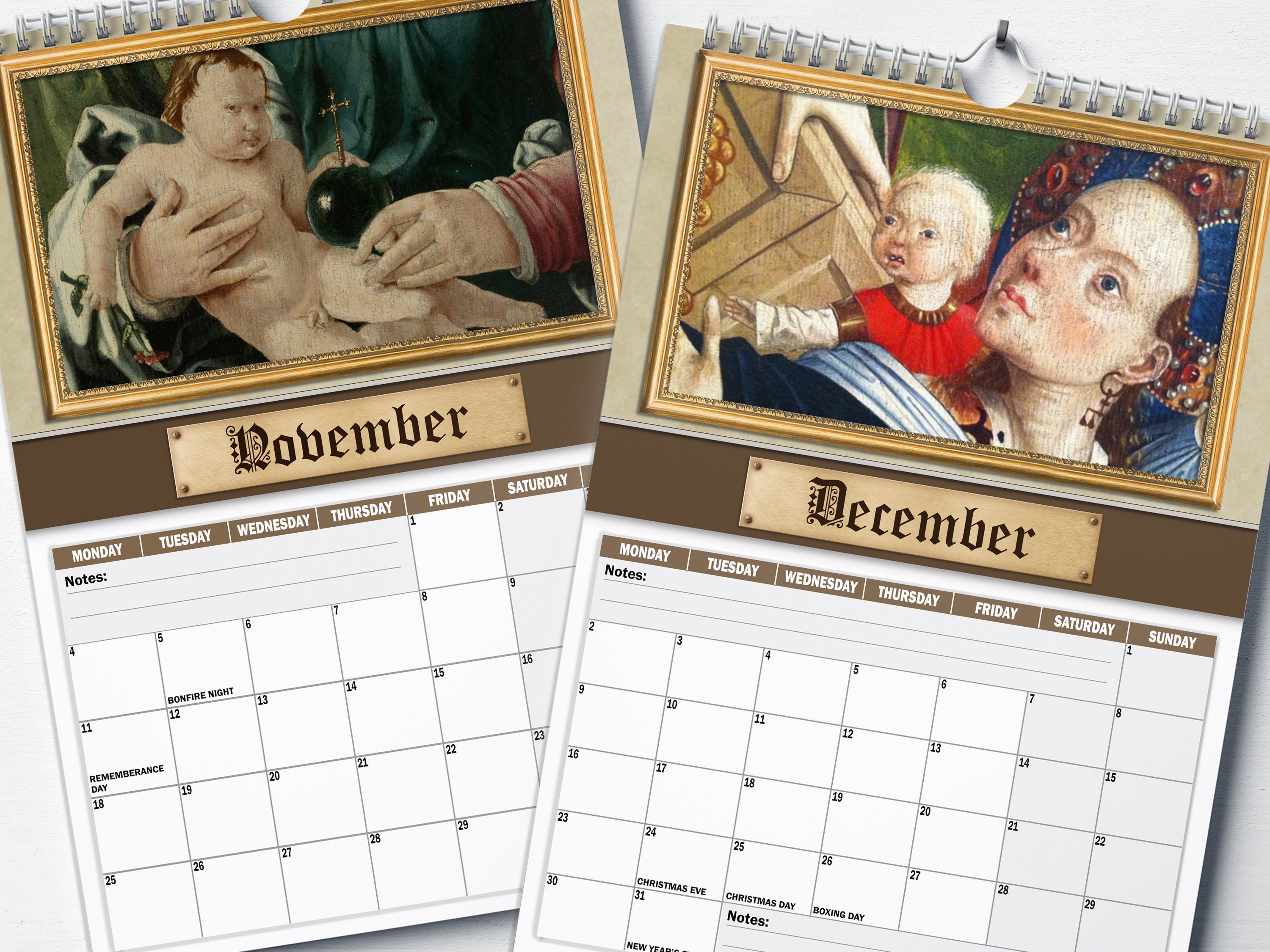 Ugly Babies 2024 Calendar Ugly Renaissance Art sold by Bead ClearCut