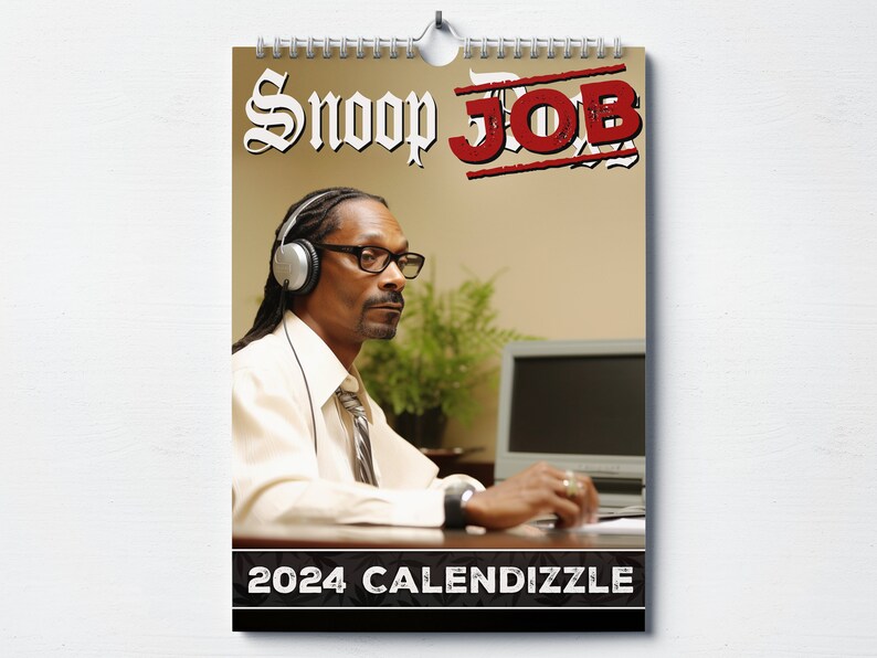 Snoop Dogg 2024 Calendar Funny Christmas Secret Santa Gift Etsy Australia
