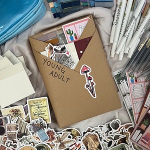 Book Annotation Kit | Stationery Supplies, Sticky Tabs, Muji Pens, Highlighters | Gift for Book Lovers | Journaling | University |