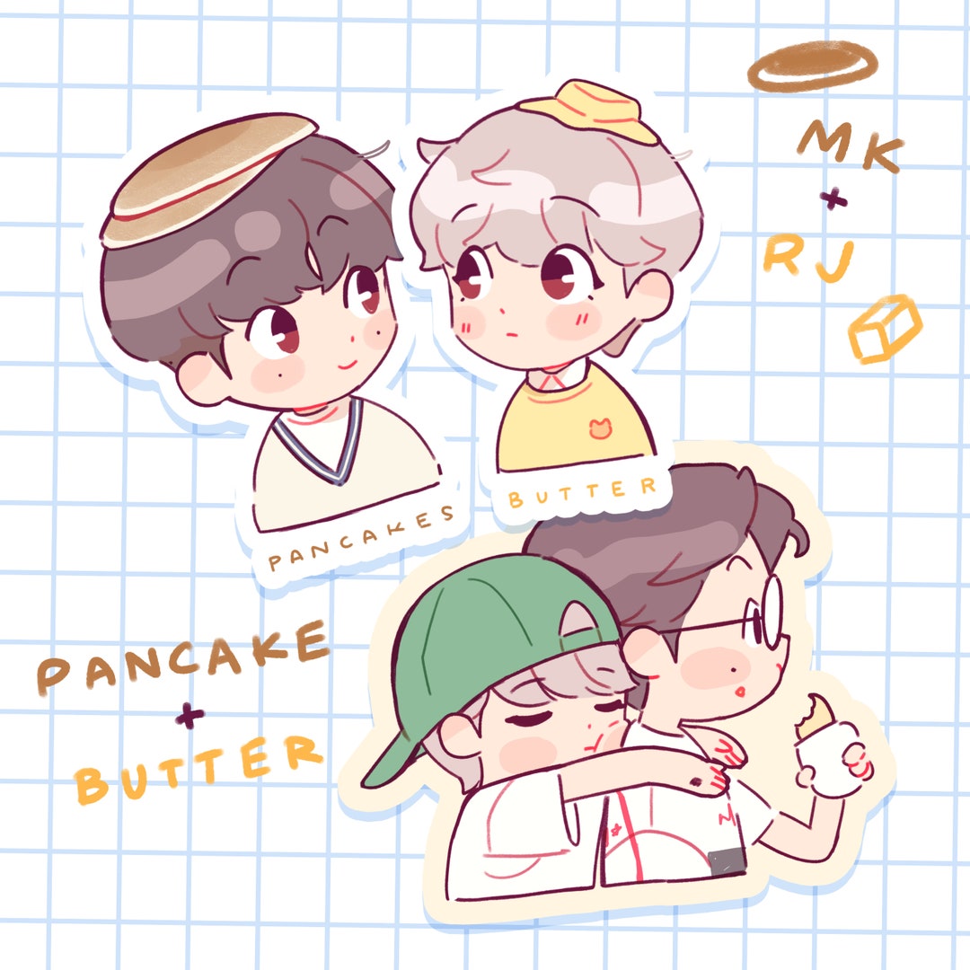 Pancakes and Butter MKRJ Sticker Set Etsy