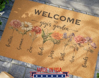 Custom Door Mat,Outdoor,Mothers Day Gift,Front Door Decor,Housewarming Gift,Wedding Gift,Closing Gift,Personalized Welcome Doormat