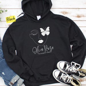 Olive Rose Mariposa Hoodie,Skincare Shirt,Valentines Shirt,Skin Therapy,Aesthetician Gifts,Oliveda,Olive Tree People,Hydroxytyrosol Dealer