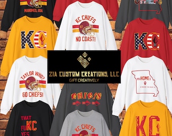 KC Chiefs Crewneck Sweatshirt, Limited Edition Unisex Football Apparel