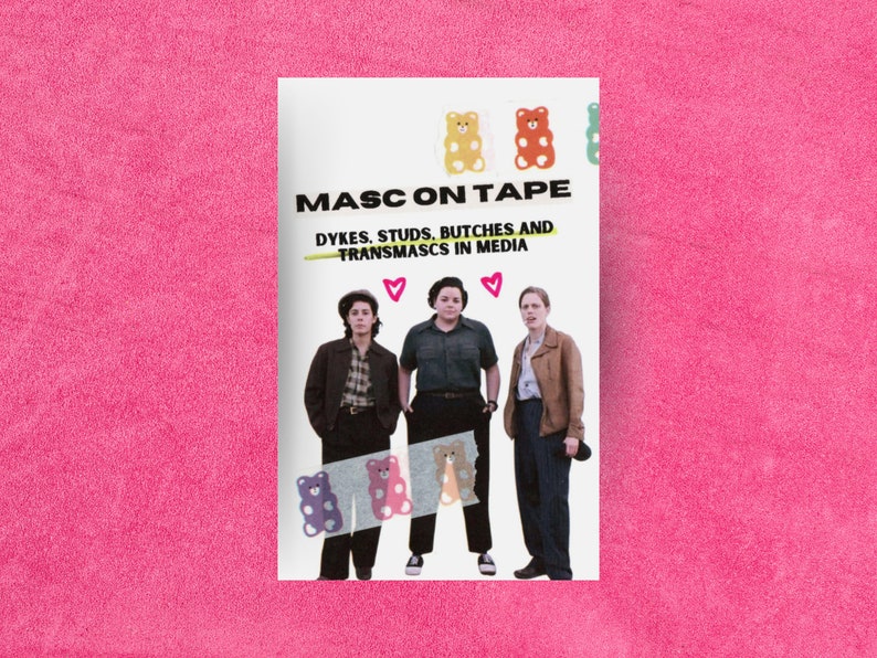 masc on tape: a digital zine about hot mascs lgbtq minizine image 1