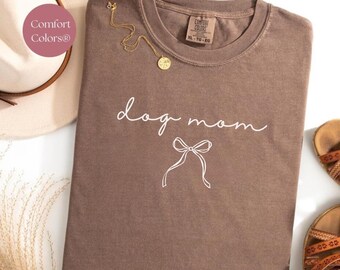 Comfort Colors® Dog Mom Shirt, Gift For Dog Mom Mothers Day, Dog Mama TShirt, Dog Lover Shirt, New Dog Mom Tee, Fur Mama, Pet Lover Gift