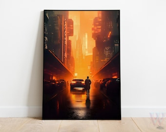 Blade Runner 2049 Movie Poster, Movie Series Print, Harrison Ford Wall Art, 2049 Ryan Gosling, Modern Movie Poster, Movie Poster Gift