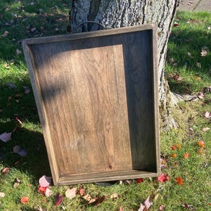 Square Wood Tray - 24x24&quot;