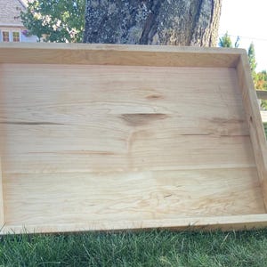 Square Wood Tray - 20x16&quot;