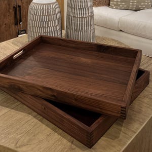 Square Wood Tray - 20x20&quot;