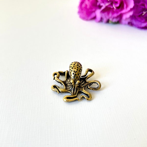 Brass Octopus Figurine