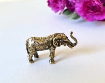 Brass Elephant Figurine