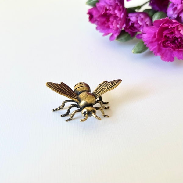 Brass Bee Figurine