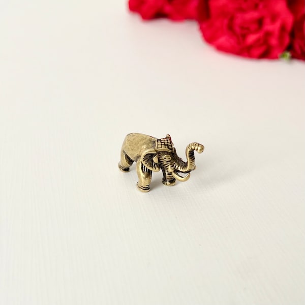 Brass Elephant Figurine