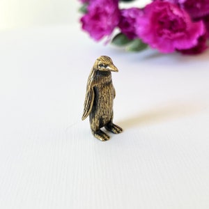 Figurina di pinguino in ottone