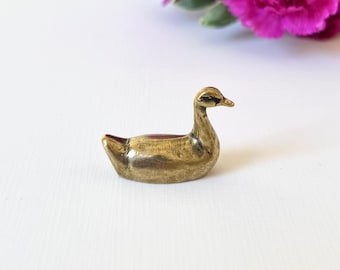 Brass Duck Figurine