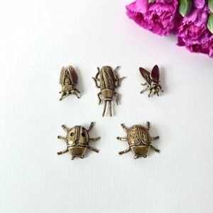 Brass Insect Figurines Pack