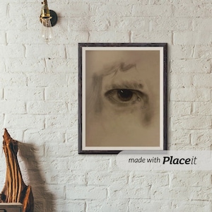 The Doors Jim Morrison Eye of Perception Vintage Retro Style Psychedelic Music Digital Art Print