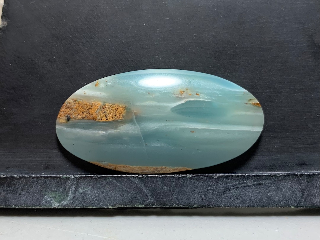 BC Ocean Picture Stone Cabochon Etsy