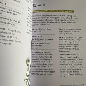 Earache herbal remedy