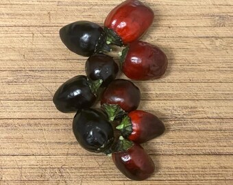 Hot Pepper Seeds Black Prince Chili Pepper Organic Non GMO Exotic Heirloom Spicy Purple Pepper Seed Vegetable Garden Gift Idea for Chili Fan