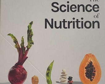 Science of Nutrition Hardcover Book Evidence Based Diet Myths Healthy Eating Guide Nutrition Gift Idea for Health Lover Housewarming Book