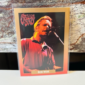Grateful Dead 1991 Trading Card #2 Bob Weir