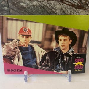 Tarjeta coleccionable n.° 104 de Pet Shop Boys 1991