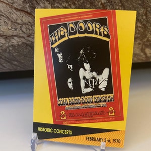 The Doors 1991 Trading Card #255 Concertos históricos