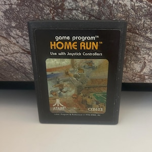 Home Run Atari Game Program, 1978, Sold As Is (Cartridge Only)